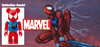 图片 2012 Marvel Happy Lottery Card 03 Scarlet Spiderman BE＠RBRICK