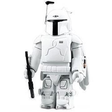 图片 2009 Starwars Boba Fett (Black & White) w/ Blaster Rifle Kubr