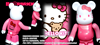 图片 2009 Medicom Series 18 Animal 裏 Hello Kitty 誕生35周年 BE＠RBRICK