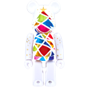 图片 2016 X'mas Stained-glass tree Snow white Ver Be@rbrick