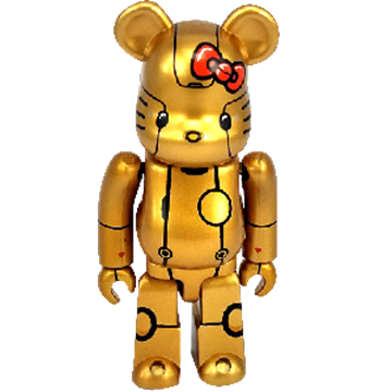 图片 2017 Action City 100% Robot Hello Kitty Gold ver. BE＠RBRICK