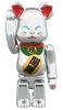 图片 2017 東京ソラマチ 招き猫 銀メッキ 弐 BE@RBRICK