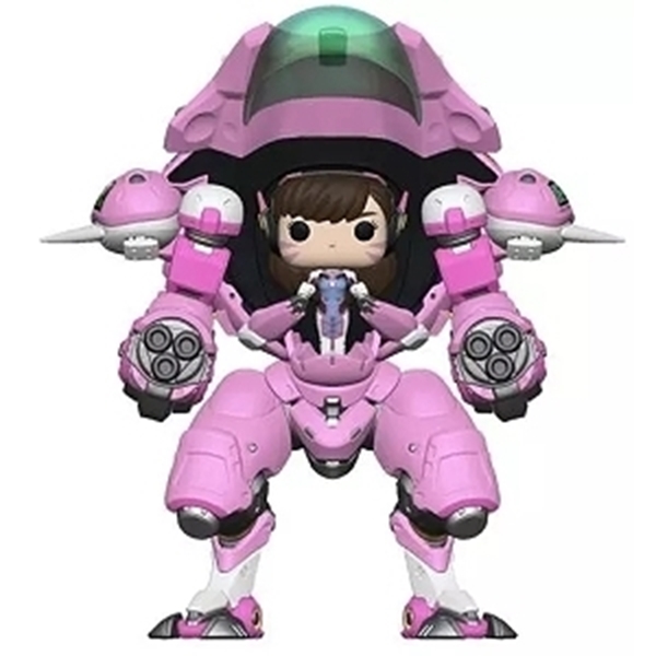 图片 2017 FUNKO POP OVERWATCH D. VA WITH MEKA - PINK 6" #177