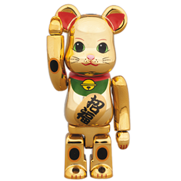 图片 2017 東京ソラマチ 招き猫 金メッキ 伍  BE@RBRICK