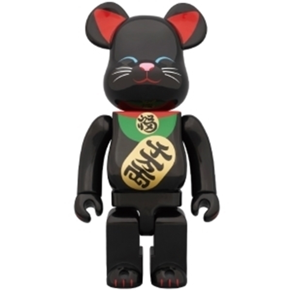 图片 2012 招き猫 黒 400% BE@RBRICK