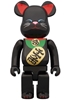 图片 2012 招き猫 黒 400% BE@RBRICK