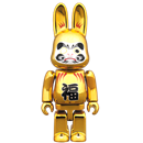 图片 100％ 達磨 金メッキ R@BBRICK