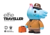 图片 2018 Greenie & Elfie Elephant Elfie Traveller