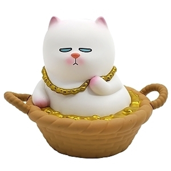 图片 2020 POPMART VIVI CAT 懶坐系列 藤編貓窩