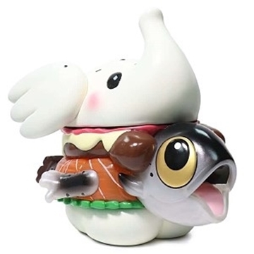 图片 2020 MAGURO x BURGER ELFIE 重量級三文魚堡