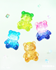 图片 2024 罐頭豬．LuLu Terry Mini Rainbow Crystal Blue