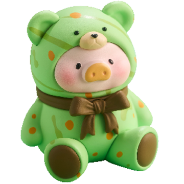 图片 2025 罐頭豬．LuLu Terry Mini Summer Chill Green