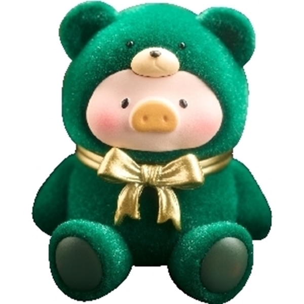 图片 2025 罐頭豬．LuLu Terry Mini Christmas Green