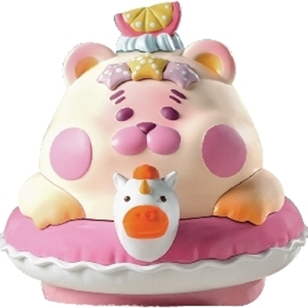 图片 2025 小碗刨冰熊 漂浮泳圈系列 粉星獨角獸