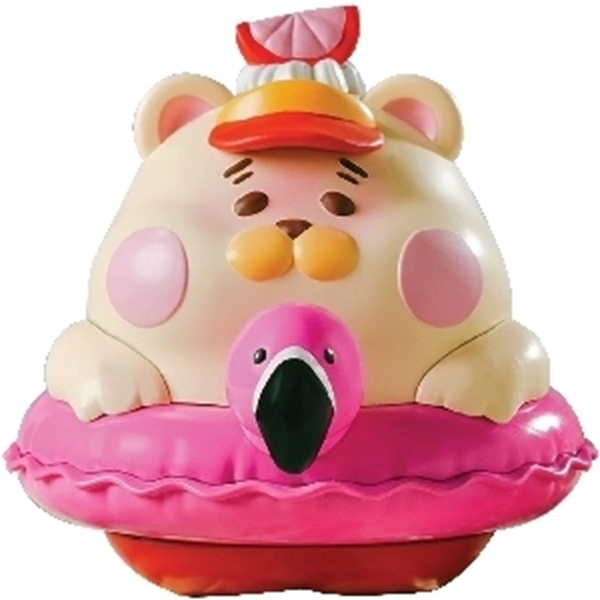 图片 2025 小碗刨冰熊 漂浮泳圈系列 救生紅鶴