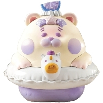 图片 2025 小碗刨冰熊 漂浮泳圈系列 星紫獨角獸