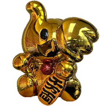 图片 2026 Greenie & Elfie Lucky Neko Gold Chrome CNY Edition